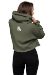 Framed Masterpiece Women's Crop Hoodie