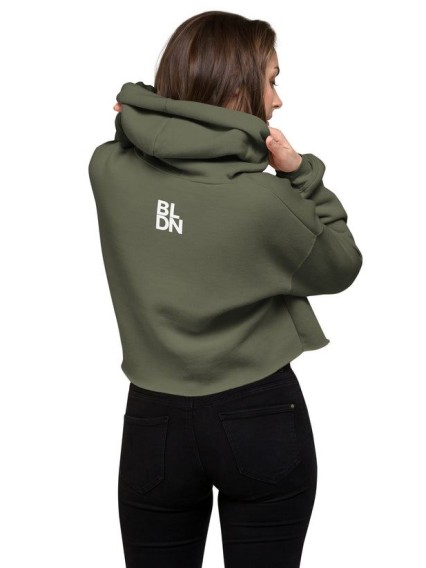 Framed Masterpiece Women's Crop Hoodie