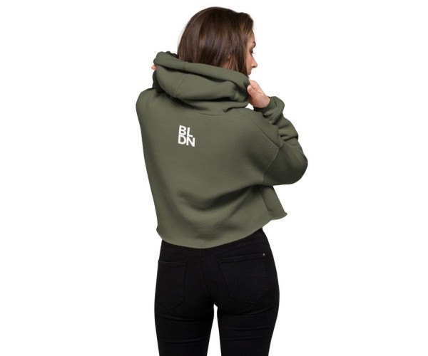 Framed Masterpiece Women's Crop Hoodie