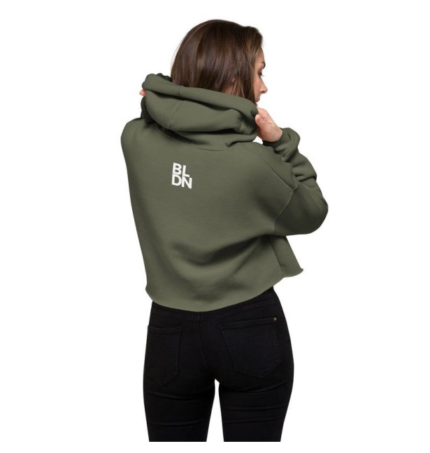 Framed Masterpiece Women's Crop Hoodie