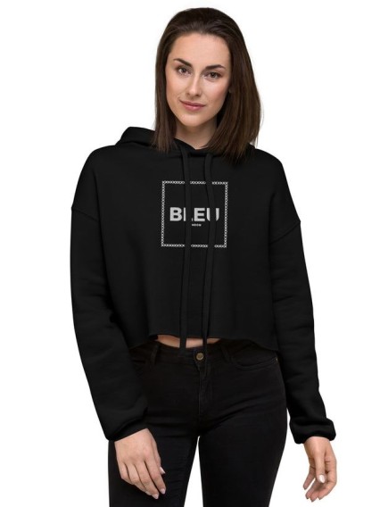 Framed Masterpiece Women's Crop Hoodie