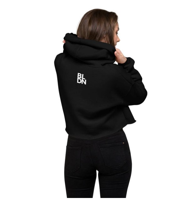 Framed Masterpiece Women's Crop Hoodie