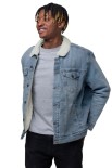 Bleu London Sherpa Denim Jacket